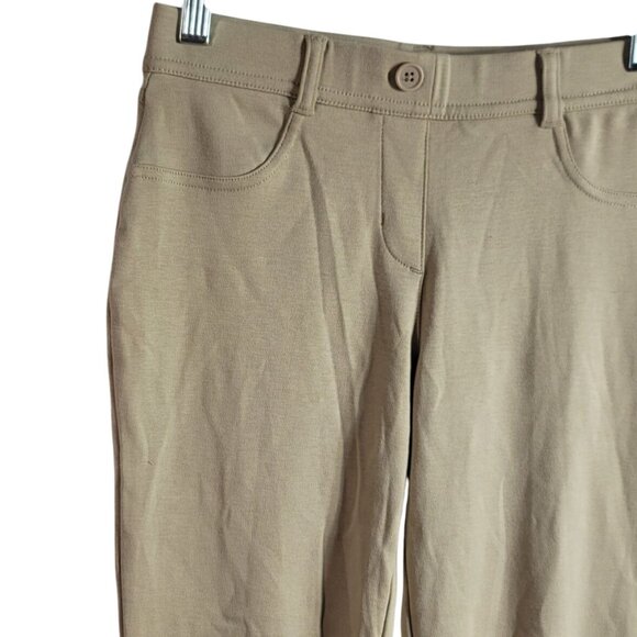 Nautica School Uniform Jeggings Khaki SZ 14 Pants Flat Front Pull On Pockets NWT - Picture 3 of 8